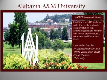 Urban Planning - Alabama A&M University