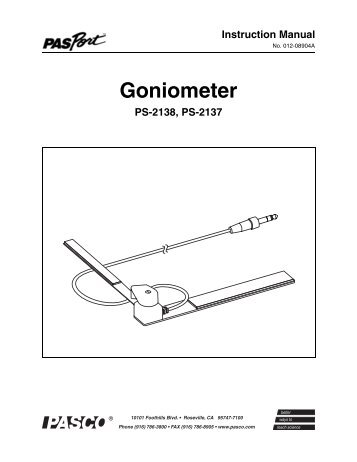 Goniometer - Frederiksen