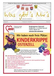 Kindergarten Osterzell - VG-Westendorf