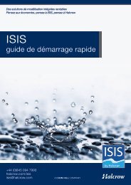 ISIS quick start guide FRENCH.indd - Halcrow