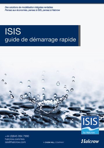 ISIS quick start guide FRENCH.indd - Halcrow
