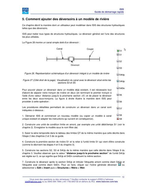 ISIS quick start guide FRENCH.indd - Halcrow