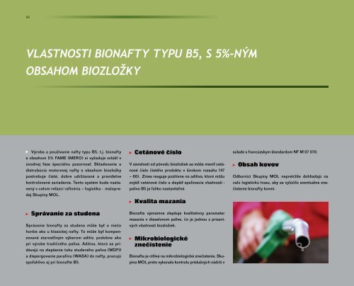 Biopalivá - publikácie Skupiny MOL (pdf, 3 MB) - Slovnaft