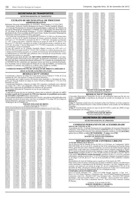 Segunda-feira, 26 de novembro de 2012 - Prefeitura Municipal de ...