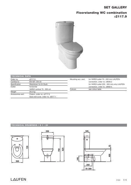 Technical catalogue LAUFEN