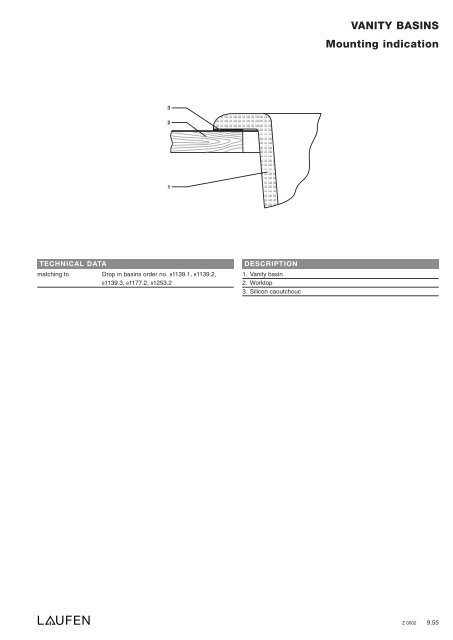 Technical catalogue LAUFEN