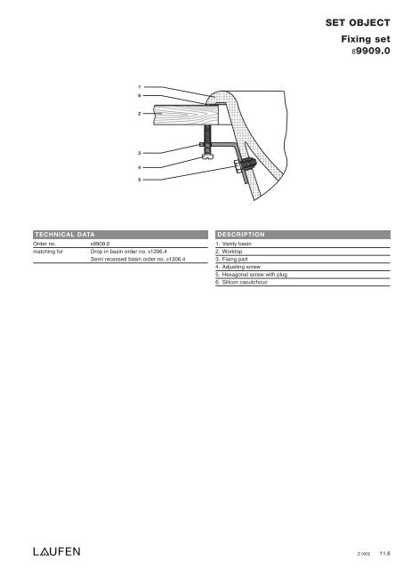 Technical catalogue LAUFEN