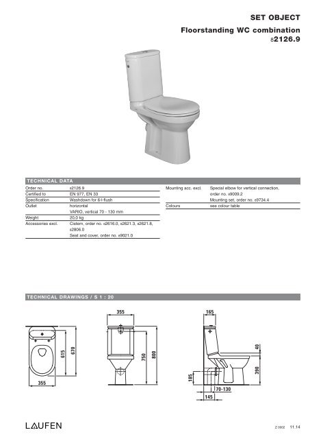 Technical catalogue LAUFEN