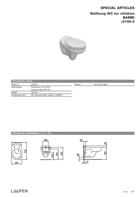 Technical catalogue LAUFEN