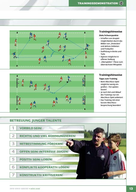 ANBIETEN UND FREILAUFEN - Regiofussball