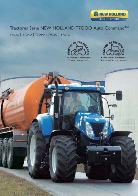 Tractores Serie NEW HOLLAND T7OOO Auto Command™