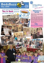 BedsBuzz May 2008 Issue - Bedfordshire Guiding