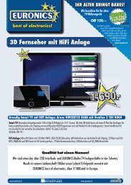 3D Fernseher mit HiFi Anlage - dominik senn tv video hifi