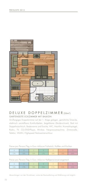 PREISLISTE 2012 - Hotel Fährhaus Sylt