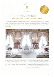 25 ans d'une cuisine essentielle - Alain Ducasse