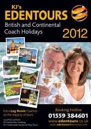 British and Continental Coach Holidays - Eden Tours