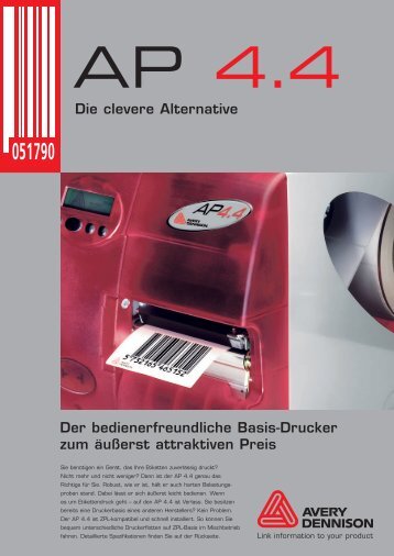 Die clevere Alternative Der bedienerfreundliche ... - Avery Dennison