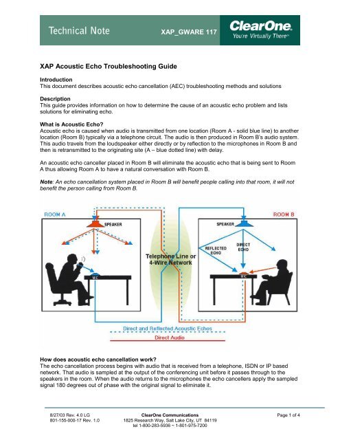 aec acoustic echo cancellation aec acoustic echo cancellation