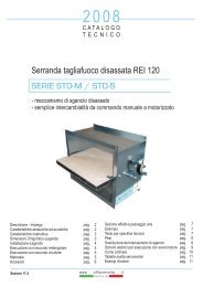 Serranda tagliafuoco disassata REI 120 SERIE ... - Officine Volta SpA