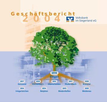 2004 Geschäftsbericht - Volksbank Siegerland eG