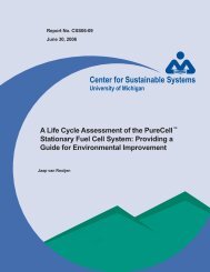 A Life Cycle Assessment of the PureCell Stationary Fuel Cell System ...