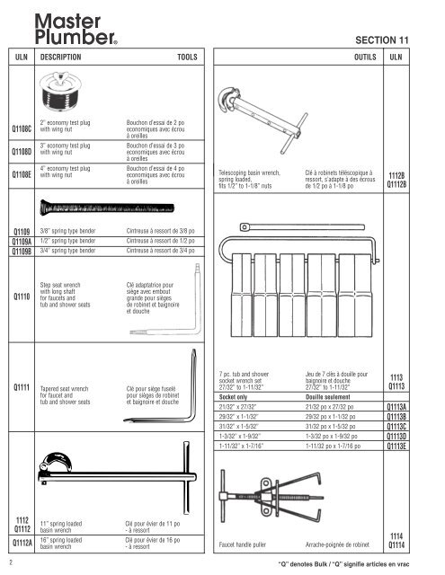 Catalogue Master Plumber - Masco Canada