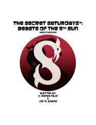 The Secret Saturdays Beasts Of The 5 Sun - D3Publisher