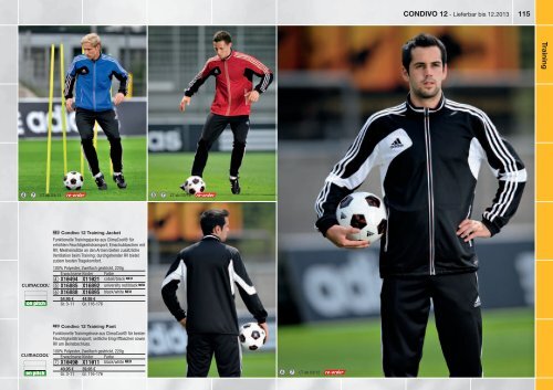 Adidas Fußball/Teamwear Katalog 2012