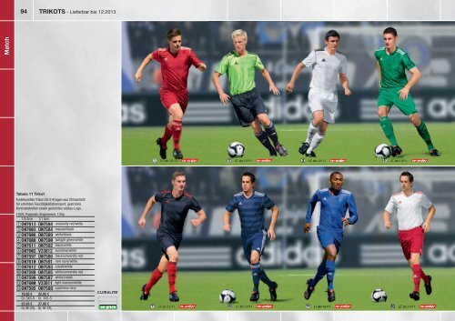 Adidas Fußball/Teamwear Katalog 2012