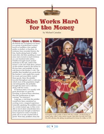 She Works Hard for the Money - Carmel Doll Shop