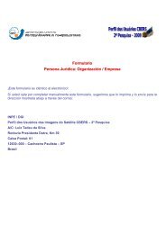 Formulario Persona JurÃ­dica: OrganizaciÃ³n / Empresa - INPE/OBT/DGI