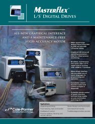Masterflex L/S Digital Drives Brochure - Cole-Parmer