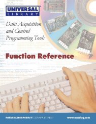 Universal Library Function Reference - Davis Inotek Instruments