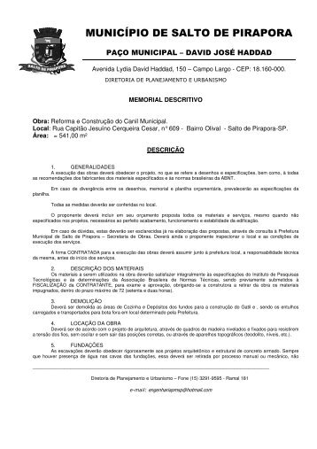 Anexo II - Prefeitura Municipal de Salto de Pirapora