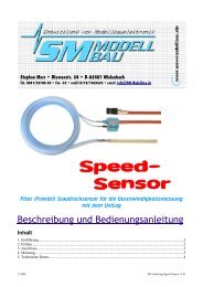 SM Anleitung Speed-Sensor v1.01 - SM-Modellbau