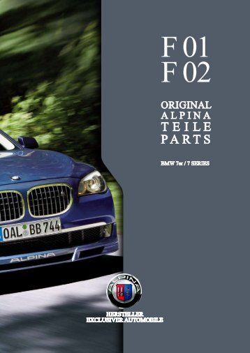 F01/F02 Parts & Accessory - BMW Alpina