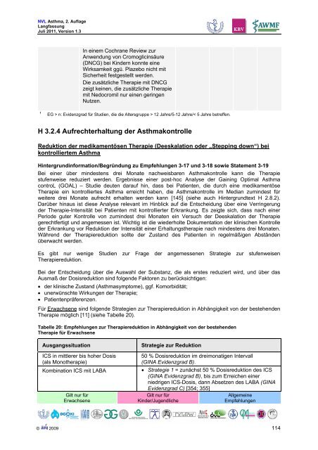 Asthma - Versorgungsleitlinien.de