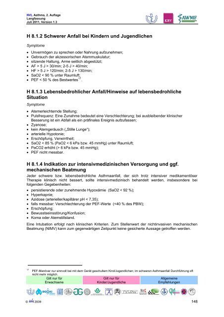 Asthma - Versorgungsleitlinien.de