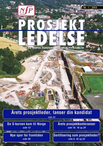 Årets prosjektleder, lanser din kandidat - Norsk senter for ...