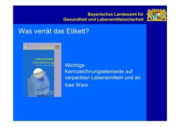 Bayerisches Landesamt für Gesundheit und ... - VIS Bayern