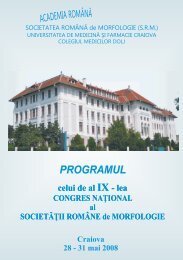 Program (PDF) - Societatea Romana de Morfologie