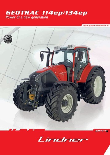 Geotrac 114ep/134ep - Lindner Traktoren