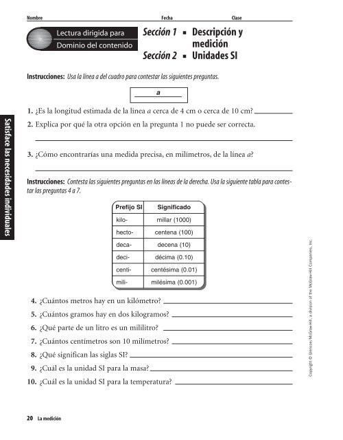 Chapter 2 Resource: Measurement - Learning Services Home