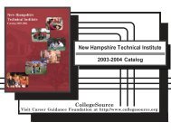 Catalog 03-04 - NHTI - Concord's Community College