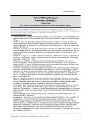 Alvimopan Monograph - Pharmacy Benefits Management Services