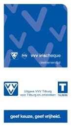 Uitgave VVV Tilburg voor Tilburg en omstreken