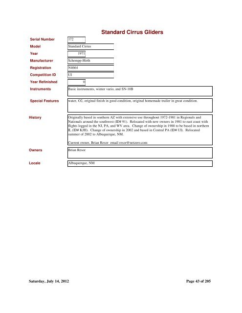 Standard Cirrus Gliders.pdf - Schempp-Hirth Standard-Cirrus