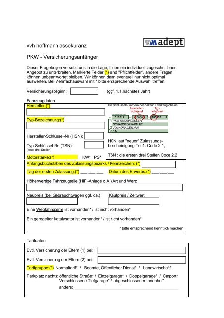 Führerschein Fragebogen Zum Ausdrucken