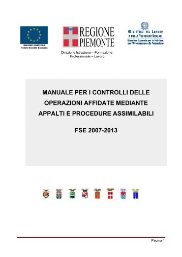 Manuale controlli appalti - Lavorovco.it