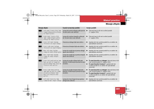 Manual Mercedes Clasa E - Mercedes-Benz.com